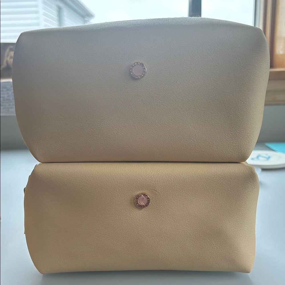 TWO BVLGARI Elegant Cream Women's TRAVEL bag